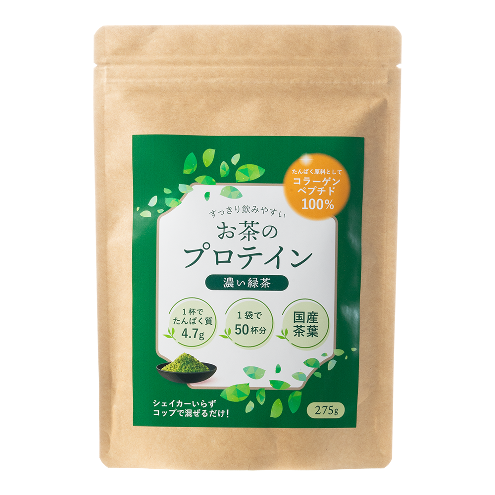 お茶のプロテイン（濃い緑茶）のイメージ写真