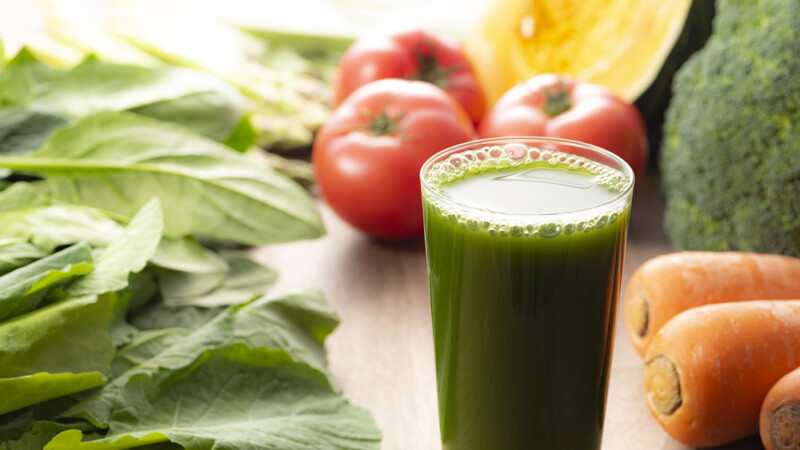 野菜と青汁の写真